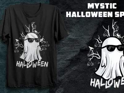 Premium Halloween T-Shirt Design darkart halloweendesign merchdesign premiumdesign scaryart spookyseason streetwear tshirtdesign vectorart