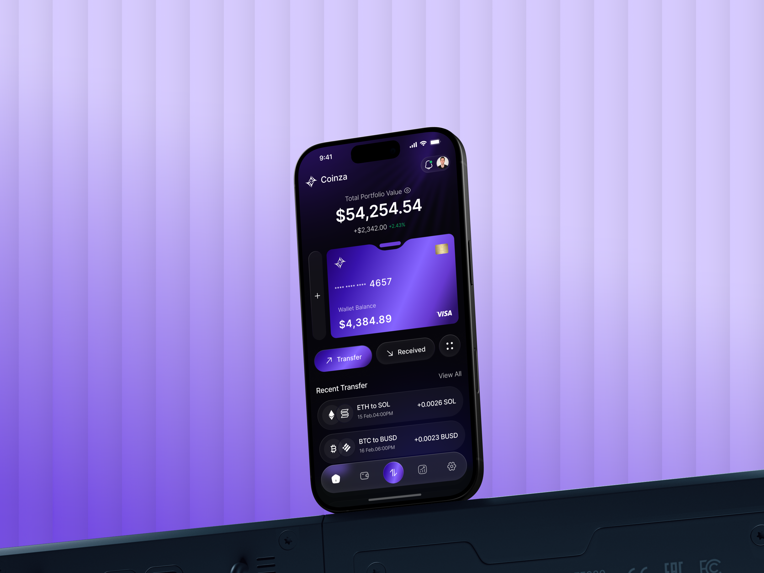 Coinza - Crypto App Design by Sujon Hossain for Oripio on Dribbble