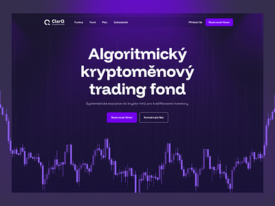 Crypto Investing Landing Page blockchain crypto crypto investing finance finance website fintech investing investing portal investment investor landing page startup web design