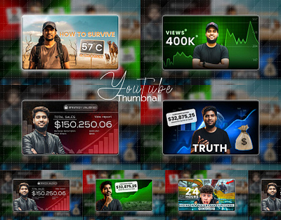 Creative YouTube Thumbnail Design Collection! youtube design collection
