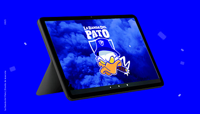 La Banda del Pato - Wallpaper 2d brand identity digital art football mascot soccer sports vector