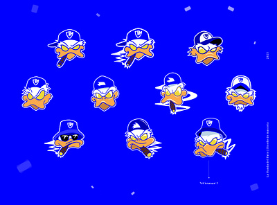 La Banda del Pato - Process brand identity football mascot soccer sports wip work in progress