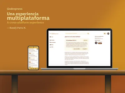 Godeepness: Móvil y Web design mobile ui web