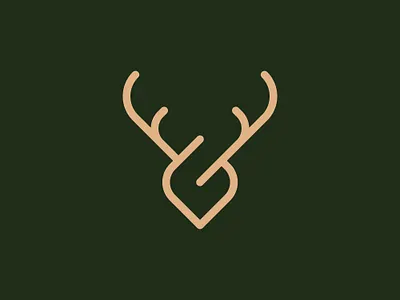 Elegant G Antler Logo abstract alphabet animal animals antler beauty deer elegant g horn initial life logo luxury minimilist monogram premade logos slaon sleek wild