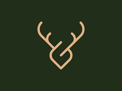 Elegant G Antler Logo abstract alphabet animal animals antler beauty deer elegant g horn initial life logo luxury minimilist monogram premade logos slaon sleek wild