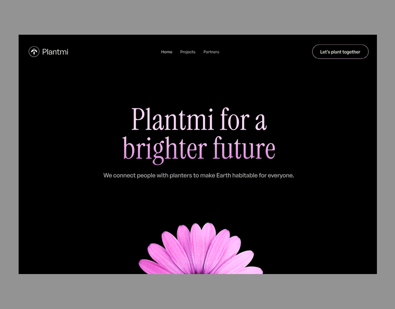 Plantmi - landingpage Animation clean design jitter jitter video landing page landingpage modern design plant plant landingpage plantmi uiux design