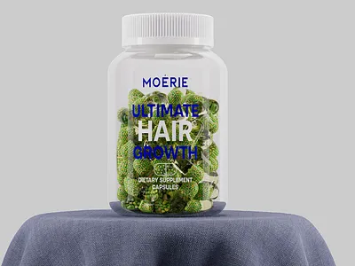 Hair Growth Capsules 3d 4d a ai animation arnold render art branding c4d cinema cinema 4d design digital art graphic design illustration logo motion graphics photoshop product ui