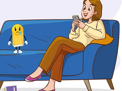 Sad book design graphic design illustration vector