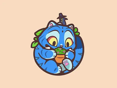 Derpy and Sussie animal anime bird brand branding cat colorful cute design graphic design icon identity illustration kawaii logo movie ui