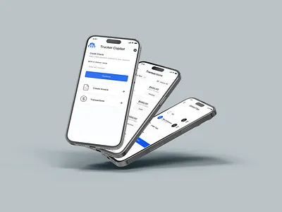 Trucker Copilot app app design ui user experience ux