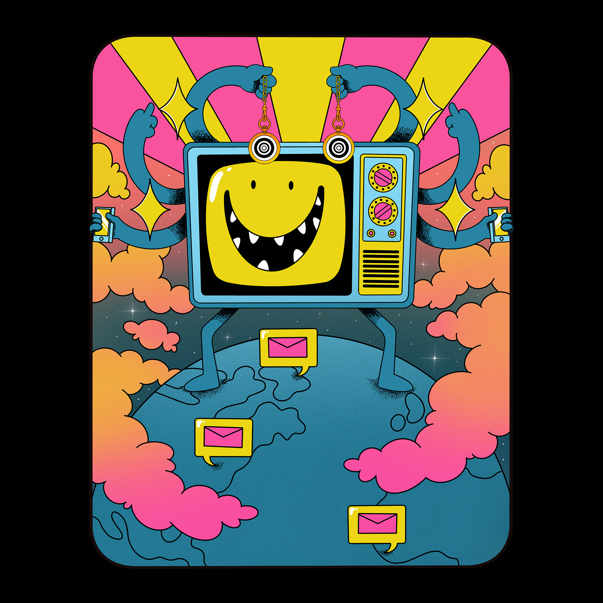 Example of Custom Illustration & T Shirt Design