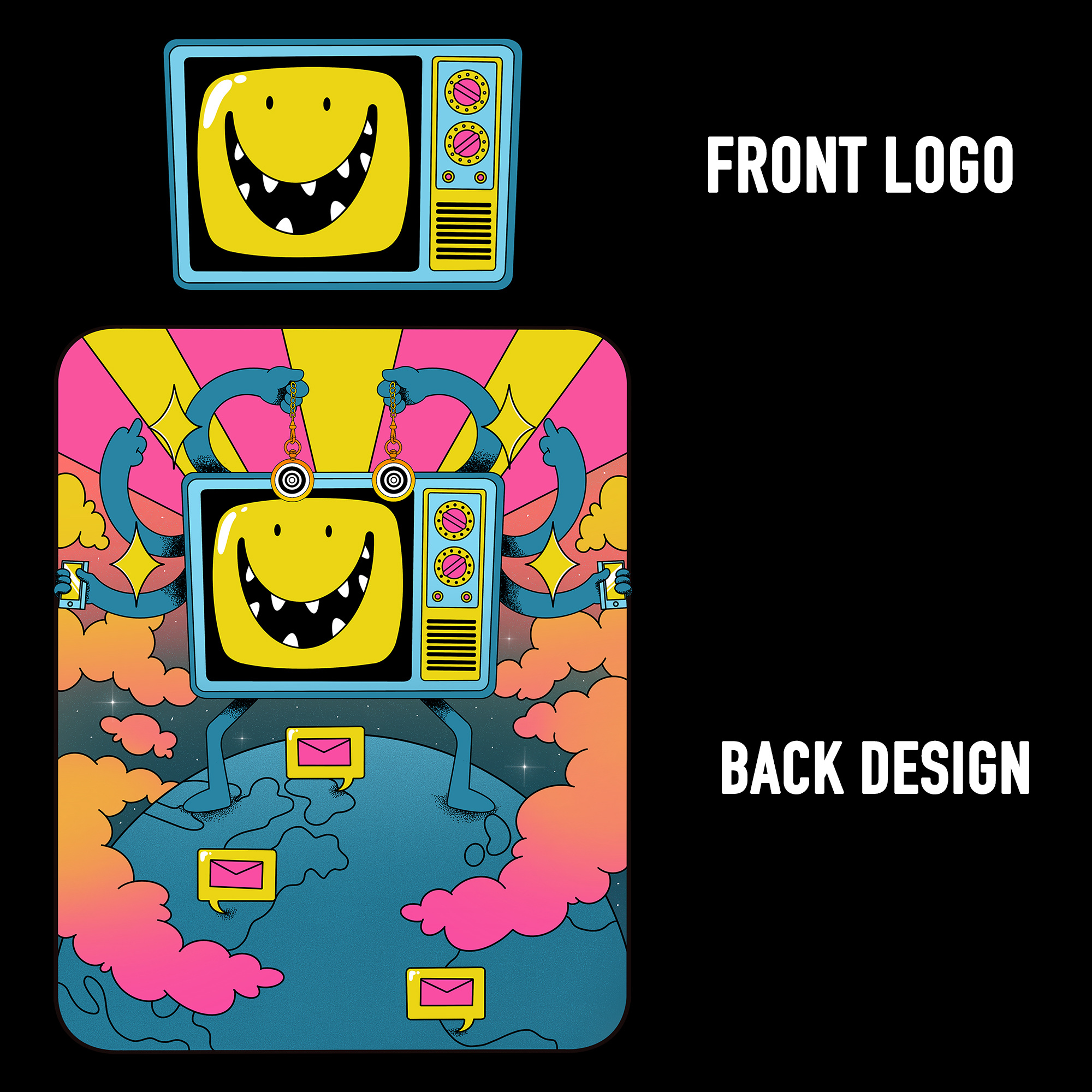 Example of Custom Illustration & T Shirt Design