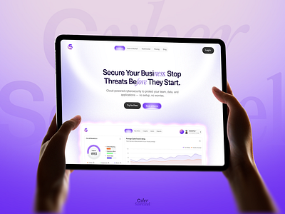 CyberSentinel — Cybersecurity SaaS Landing Page bentogrid cleandesign cybersecurity cybersecurityui cybersentinel landingpage landingpagemotion modern design saas saasdesign saaslandingpage saaslandingpageanimation security protect ui ui motion uidesign ux webdesign website webui