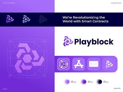 modern play logo design - for sale ai website logo app icon blockchain brand identity branding creative logo design futuristic logo logo design logo designer minimal modern play logo startup logo streaming tech logo video video ai logo video app logo
