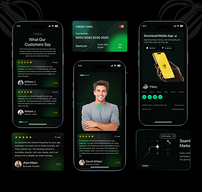 Car Rental & Travel Companion App app design car booking app car hire app car rental app car rental app landing page customer reviews ui dark mode app dashboard ui landing page mobile view minimal ui mobile app ui mobile ui kit modern app design onboarding screens payment flow ui ride sharing ui travel app travel companion travel service app uiux design