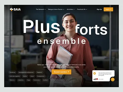 SAIA- Medical Interns for Healthcare e learning education education platform healthcare healthcare website healthtech hire ux designer hire web designer hire web developer homepage medical medical interns medtech uiux design agency ux design firm web design web design agency web ui website wellness website