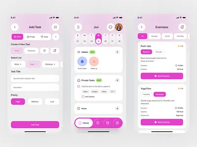 Daily Planner Mobile App-Smart Task & Schedule Manager activity appui dailyplanner esponsive design mobile mobile app design planner mobile app planning productivityapp saas mobile app schedule schedule planner design task list task management app task planner taskmanagement ui design ui ux design