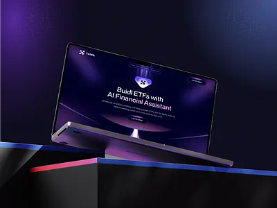 AI-Powered Crypto Finance Landing Page ai landing page ai website design branding crypto website graphic design landing page product design web design web3.0 website website design