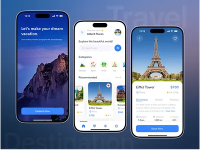 Travel Mobile App app design mobile app orypix tourism travel travel agency travel app traveling ui design ux design