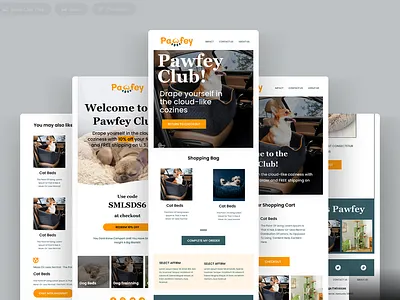 Pawfey Email Template – UI/UX Design designer design emailmarketing fr freelancedesigner design petshop emailmarketing fr uiux petshop emailmarketing fr