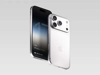 iPhone 17 Pro White apple iphone iphone 17 pro mockup mockuply mockups