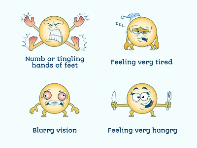 Diabetes Symptoms – Part 2 (4 More Signs) design graphic design illustration vector