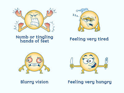 Diabetes Symptoms – Part 2 (4 More Signs) design graphic design illustration vector