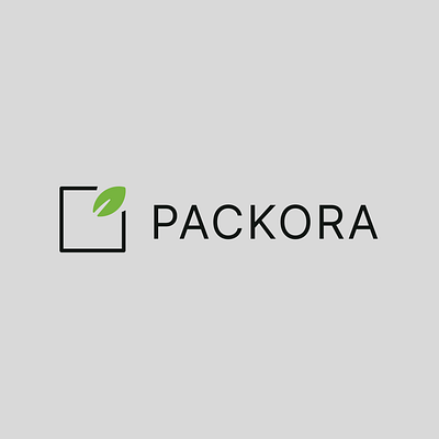 PACKORA branding company company logo design eco friendly graphic design illustration logo packaging vector
