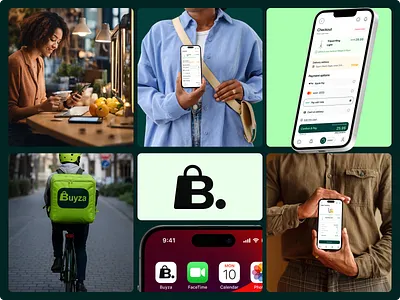 Buyza app design branding checkout ecommere ui uiux user interface ux