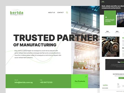 Website UI Design branding company creative design graphic design illustration typography ui ux website