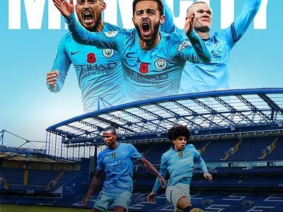 Man City poster 3d design graphic design poster poster design