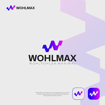 Letter (W) Modern Logo Design Concept latter logo modern logo tech logo w latter logo