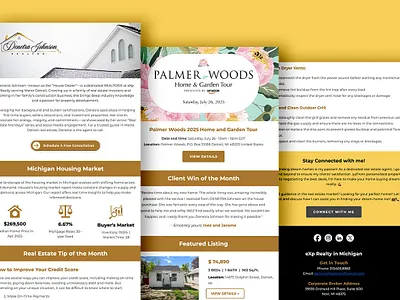 Denetra Johnson Realtor® Editable Newsletter denetra johnson design email email design email template html email newsletter newsletter template real estate newsletter responsive email template