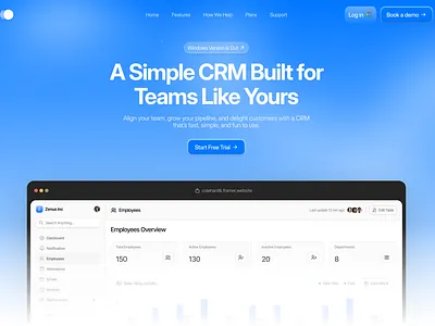 SaaS Hero Design figma landing saas uiux webdesign website