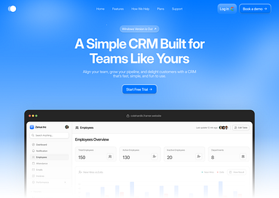 SaaS Hero Design figma landing saas uiux webdesign website