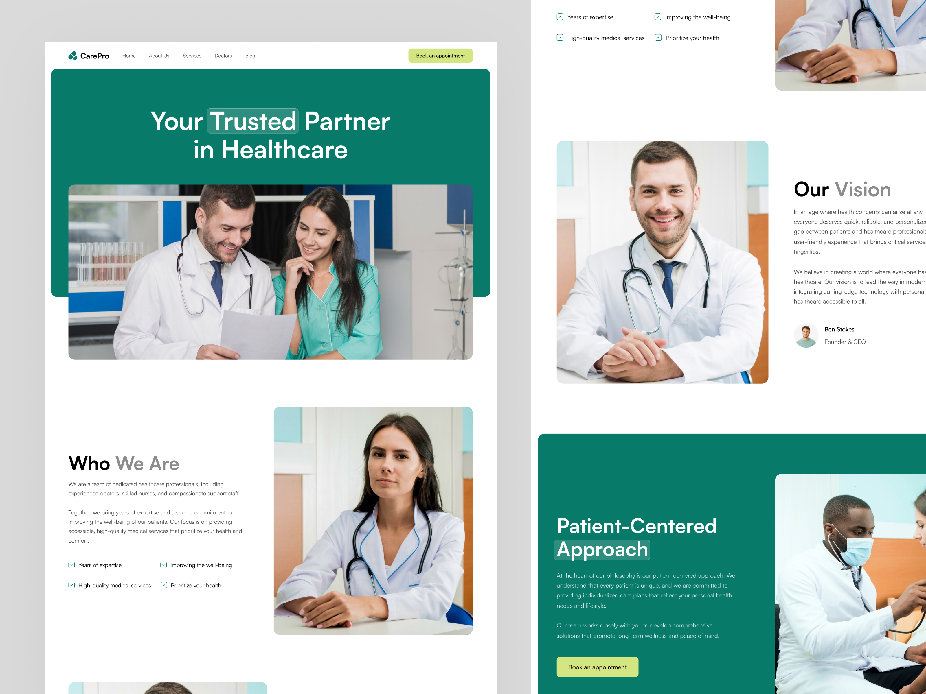 Example of Medical | Pharmacy | Health Care Website