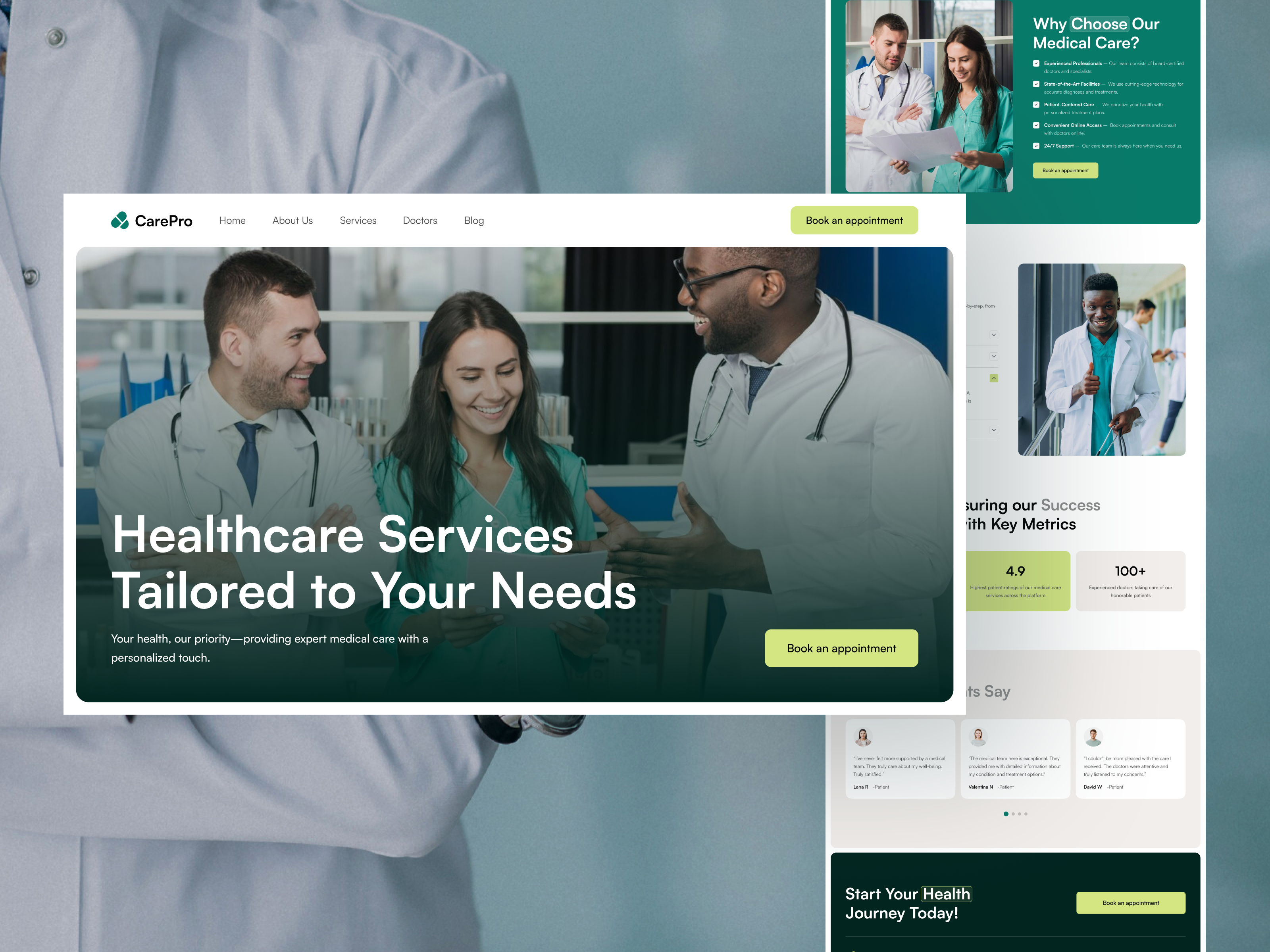 Example of Medical | Pharmacy | Health Care Website
