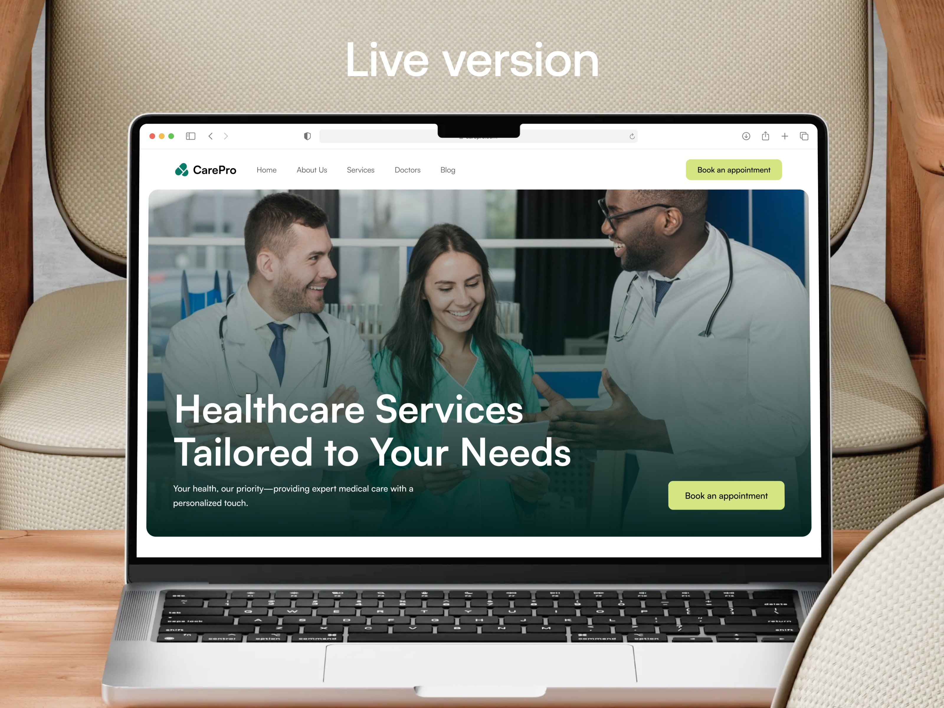 Example of Medical | Pharmacy | Health Care Website