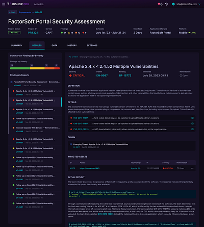 BFC2.0+ cybersecurity darkmode end to end platform reporting security