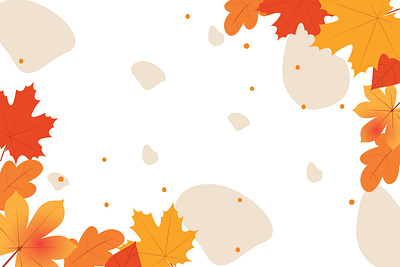 Autumn background art autumn background card design illustration leaves pattern