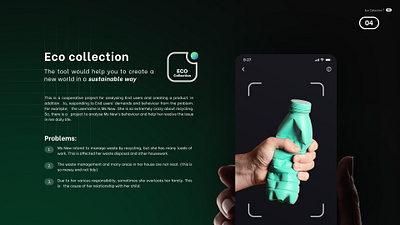 Eco Collection App branding graphic design service designer ui uxui designer