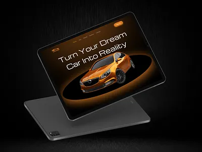 Car Sales Website UI – Hero Section figma hero section landing page ui user experience design user interface design ux