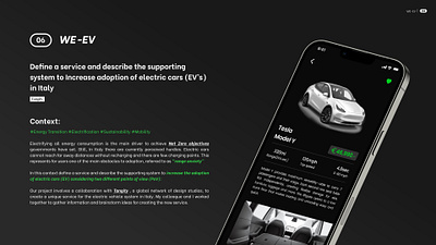 WE-EV App branding design thinking ui ux uxui design