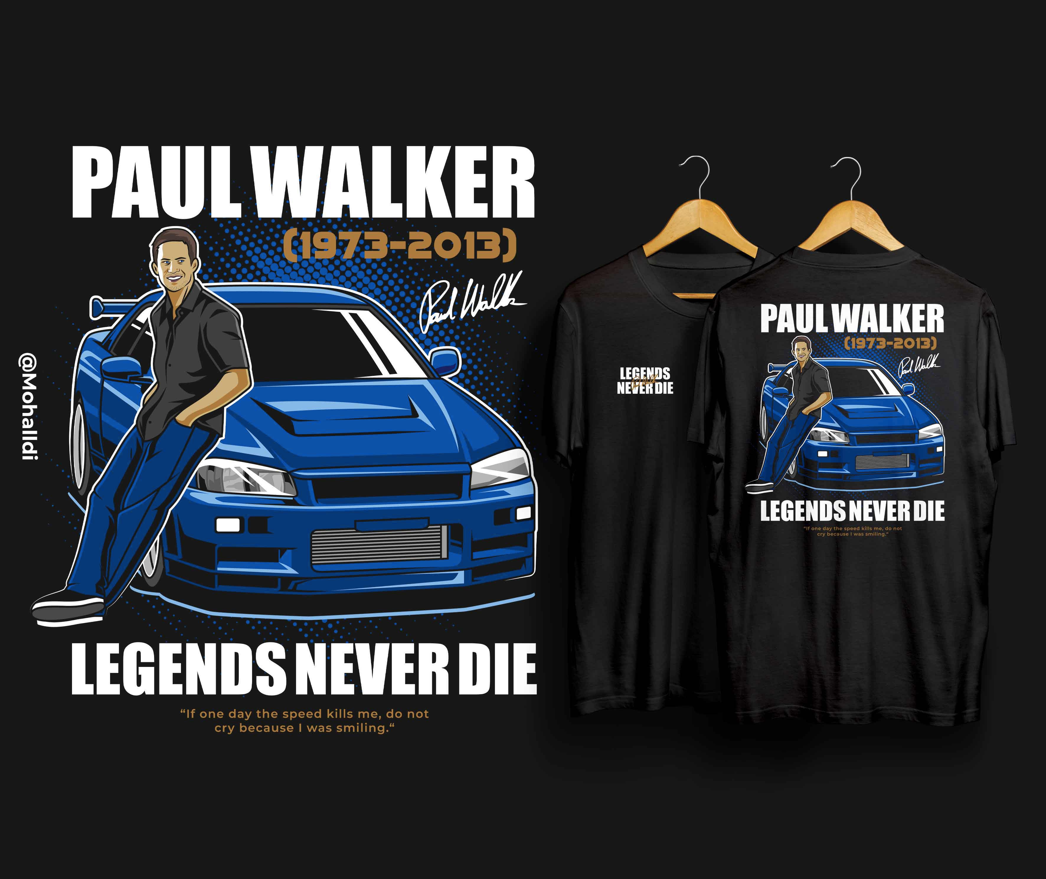 Paul Walker Car Illustration automotive automotive apparel car apparel car design car illustration fast furious gtr nissan gtr paul walker r34 skyline vehicle