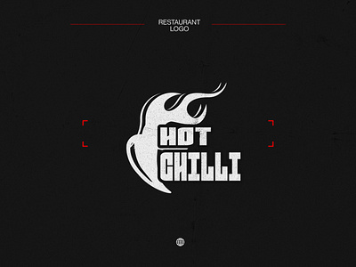 Hot Chilli - Restaurant Logo Design adobe illustrator brand mark branding business logo design graphic design identity designer illustration logo design logo designer logotype minimalist modern professional restaurant restaurant branding restaurant logo