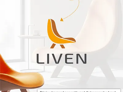 Liven Furniture Brand Logo Design for Sell brand design brand guidelines branding brands design logo furniture furniturebrands logo logo design logo maker uk us usa vector
