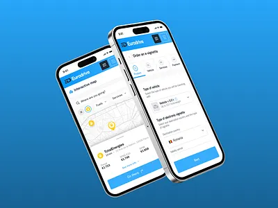 Road trip planner web app map mobile ui ux webapp