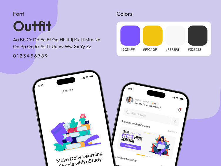 Study Learning App - Modern UI/UX Design by Design by Rafay on Dribbble