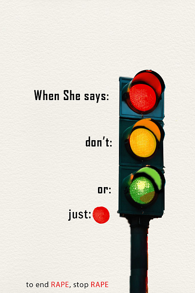 Infographics for End-Rape graphic design photo manipulation social media design