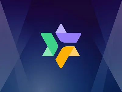 TRIANGLE+STAR LOGO / STAR LOGO / STAR EMBLEM - Up For Sale! branding co work logo communication logo community logo graphic design icon identity logo logodesign minimal logo open ai logo star logo star monogram technology logo triangle logo vector